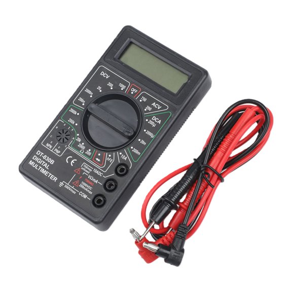 DT830B Electronic Multimeter for Measuring Voltage Current Resistance and Temperature with Maximum Display Value of 1999 Counts