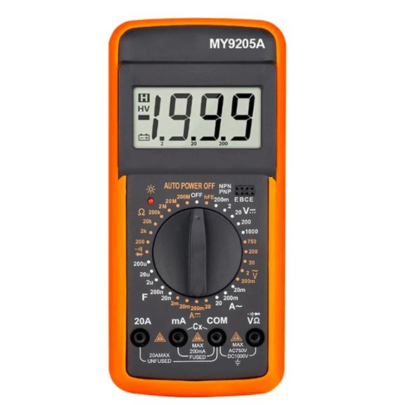 DT9205A Digital Multimeter Portable Multi Meter AC DC Voltage Meter DC Ammeter Resistance Tester