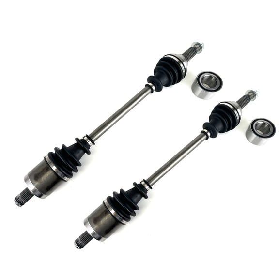 DTA 2 Front CV Axles and Wheel Bearings for Club Car Carryall 1500 1700 XRT 1550