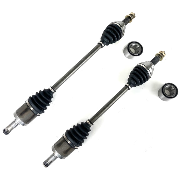 DTA 2 Front CV Axles and Wheel Bearings for Club Car Carryall 295 Bobcat 2200 2300