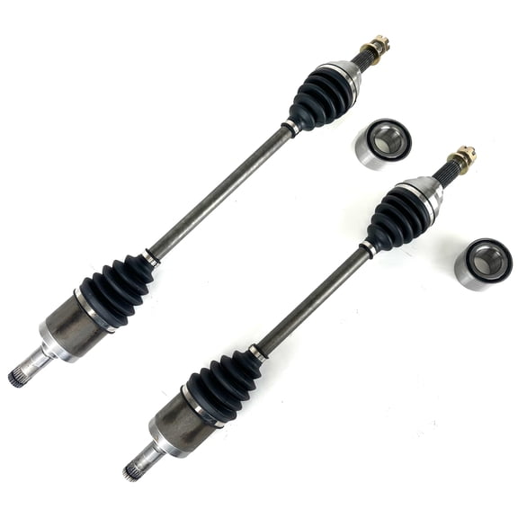 DTA 2 Front CV Axles and Wheel Bearings for Club Car Carryall 295 Bobcat 2200 2300