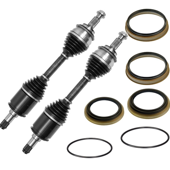 DTA 2 Front CV Axles with Hub Seals for Toyota Tacoma 4Runner FJ GX Pair