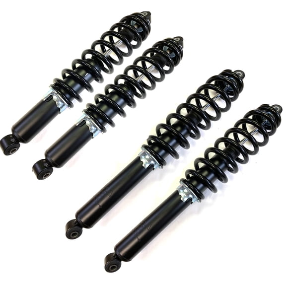DTA 4 Front and Rear Shock Absorbers for Polaris Ranger XP 900 1000 Crew Diesel 7043755 7043753