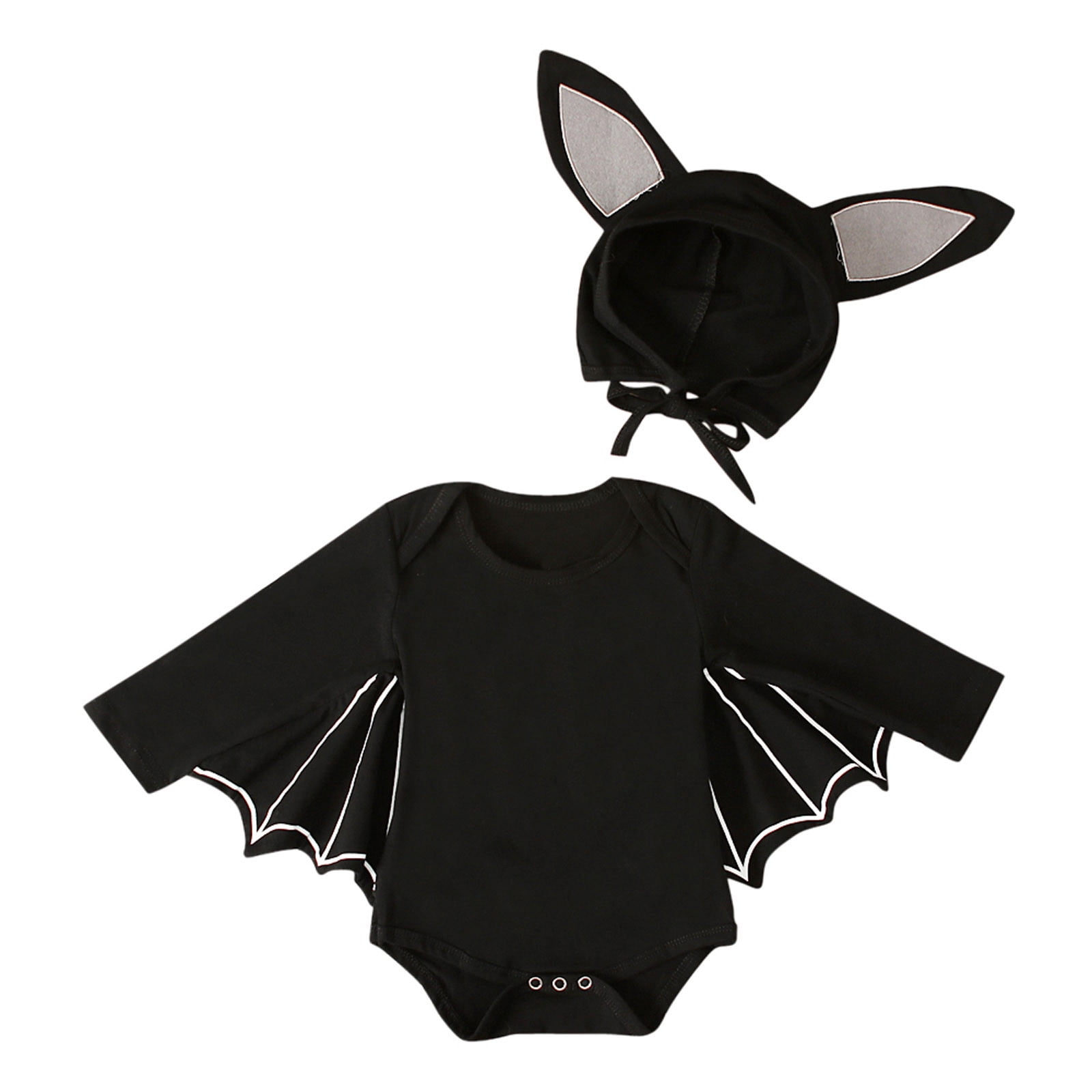 DTBPRQ Kids Halloween Bat Outfits Baby Boys Girls Halloween Romper One