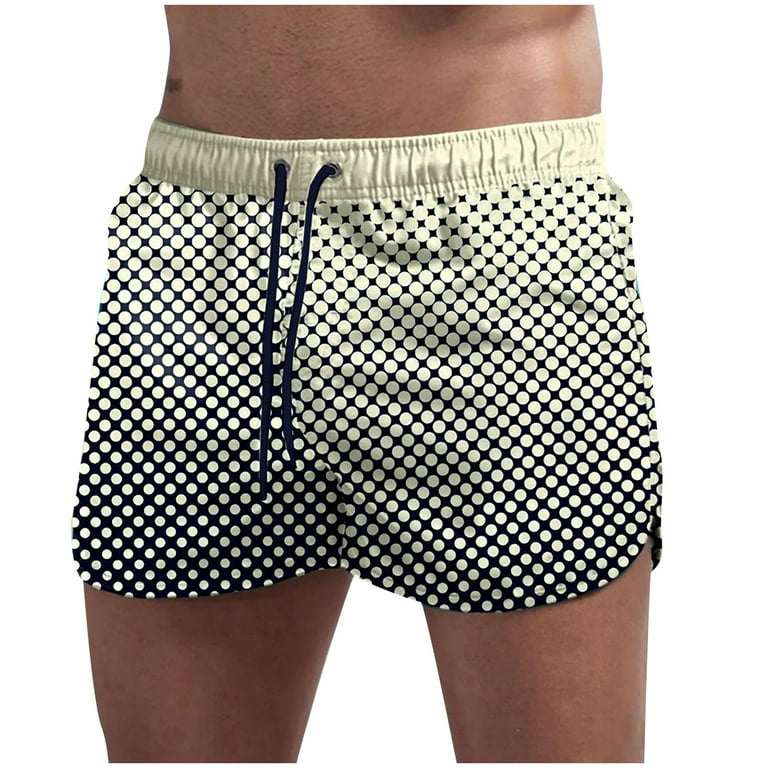 DTBPRQ Men s Swim Trunks Quick Dry Board Shorts 5 Inch Inseam Swim Shorts Summer Bathing Suit Swimwear Beachwear with Pockets