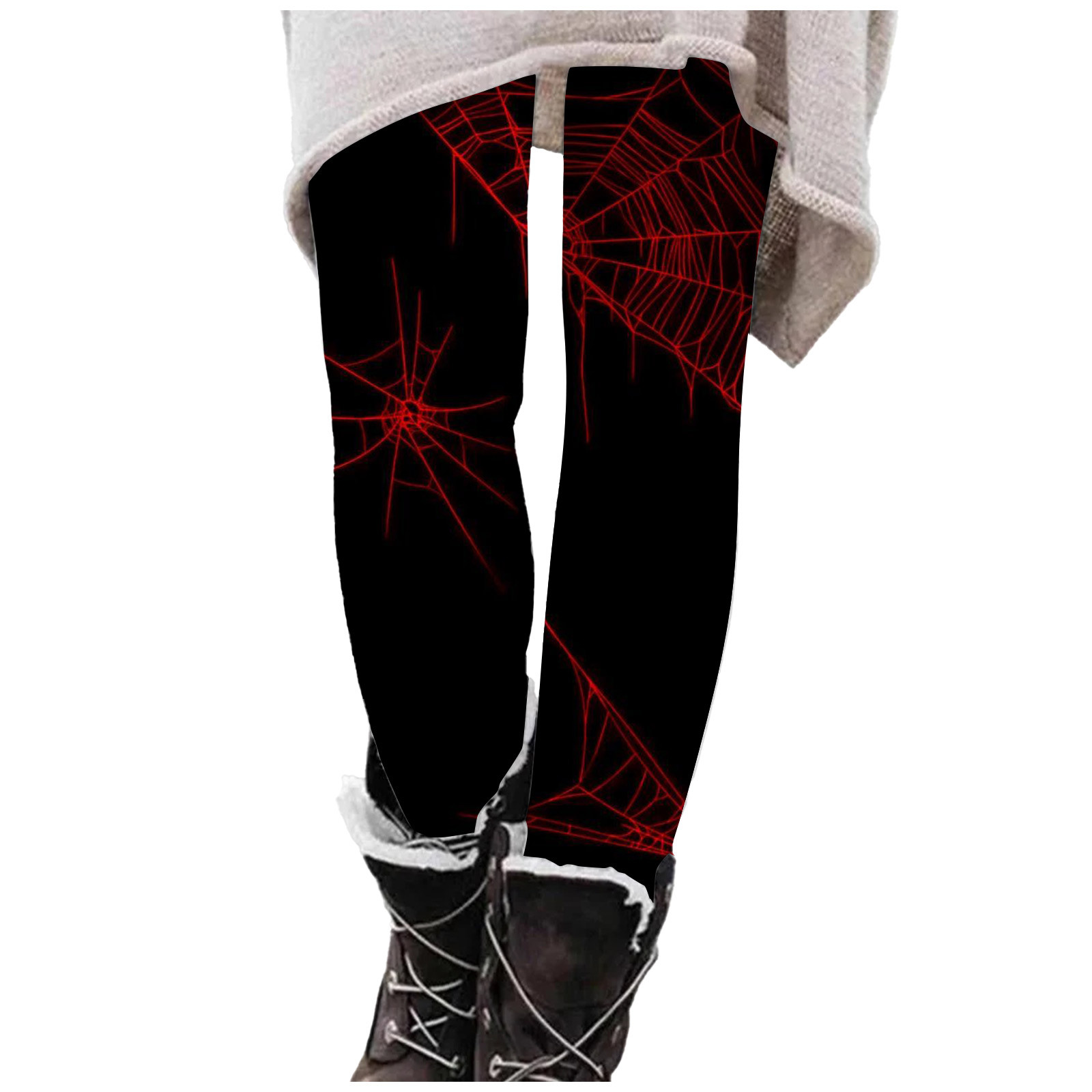 Legging Femme Halloween – Motif Citrouille Fantôme – Stretch Confort Yoga Fitness Running