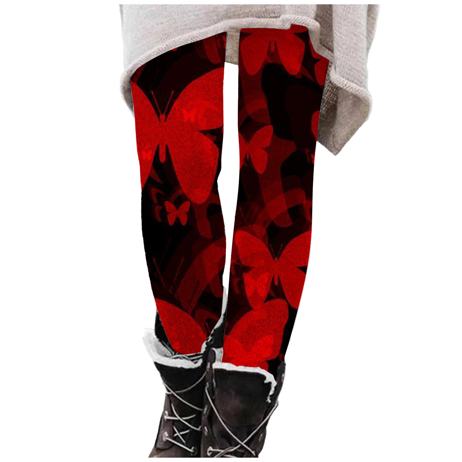 DTBPRQ Women's Halloween Leggings Bat Pumpkin Skull Halloween Costume