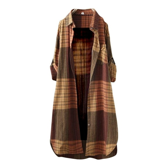 DTBPRQ Womens Oversized Button Down Shirts 3/4 Sleeve Blouse Textured Shirt Boyfriend Dress Shirt Elegant Blouses