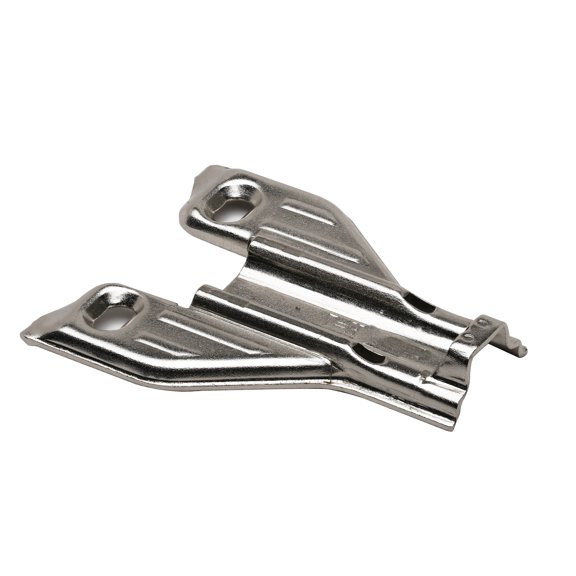 DTC 10-Pack 1mm Screw on Face Frame Mounting Plate for C80 Series Hinges, Nickel Plated