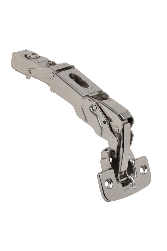 2-Pack Bi-Fold Corner, Lazy Susan Self Closing 135-Degree Kitchen Cabinet Door Hinge, Nickel Plated