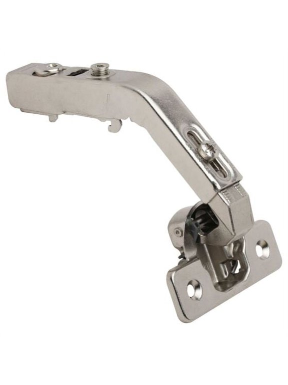 6-Pack Bi-Fold Corner, Lazy Susan Self Closing 135-Degree Kitchen Cabinet Door Hinge, Nickel Plated