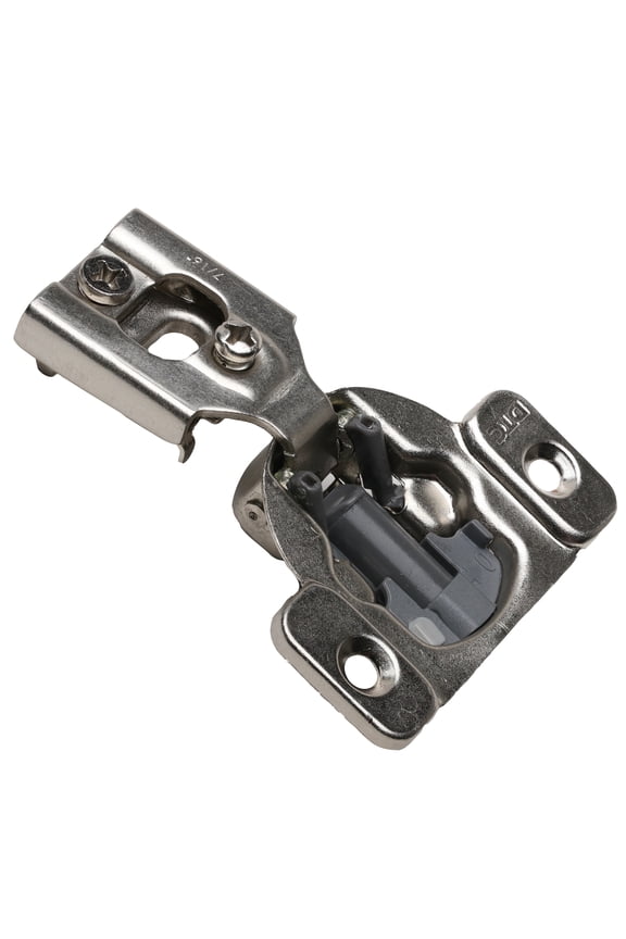 7/16" Overlay Soft Close Face Frame Compact Hinge, 6 Way Adjustable