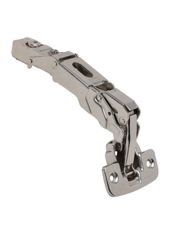 Bi-Fold Corner, Lazy Susan Self Closing 135-Degree Kitchen Cabinet Door Hinge, Nickel Plated