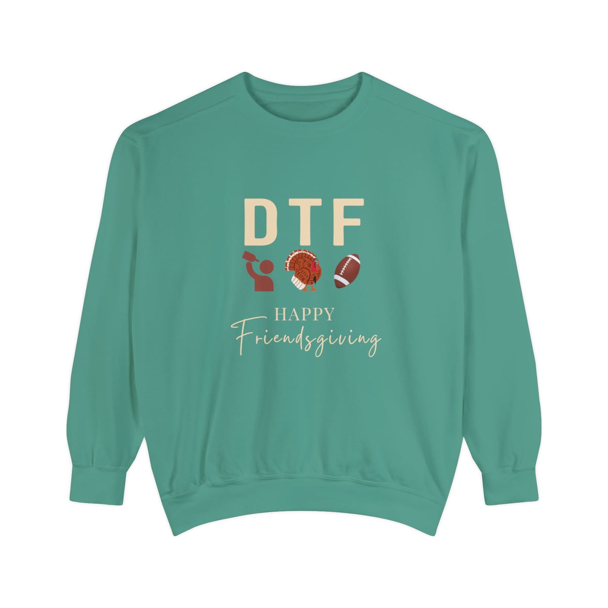 DTF Friendsgiving, Funny Thanksgiving Sweater, Friendsgiving