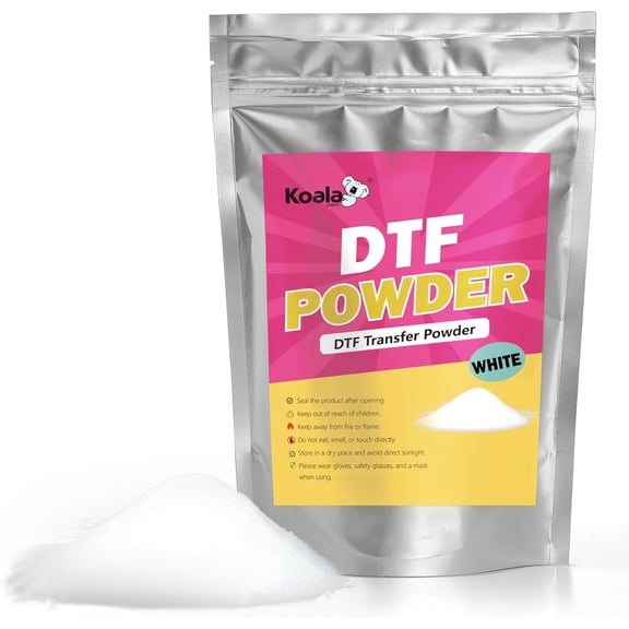 DTF Powder 1000G/35.3 oz White Hot Melt Adhesive DTF Transfer Powder for Digital Printing on All Fabrics, DTF Powder for Sublimation