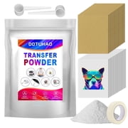 DTF Transfer Powder, Transfer Film and Powder Kit, Starter Kit, for DTF and Sublimation Printers white, 8 oz.