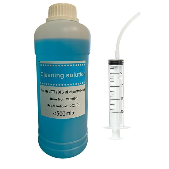 DTF Printer Head Cleaning Kit Solution Cleaning Fluid Printhead Cleaner Unclog for DTF DTG Printers