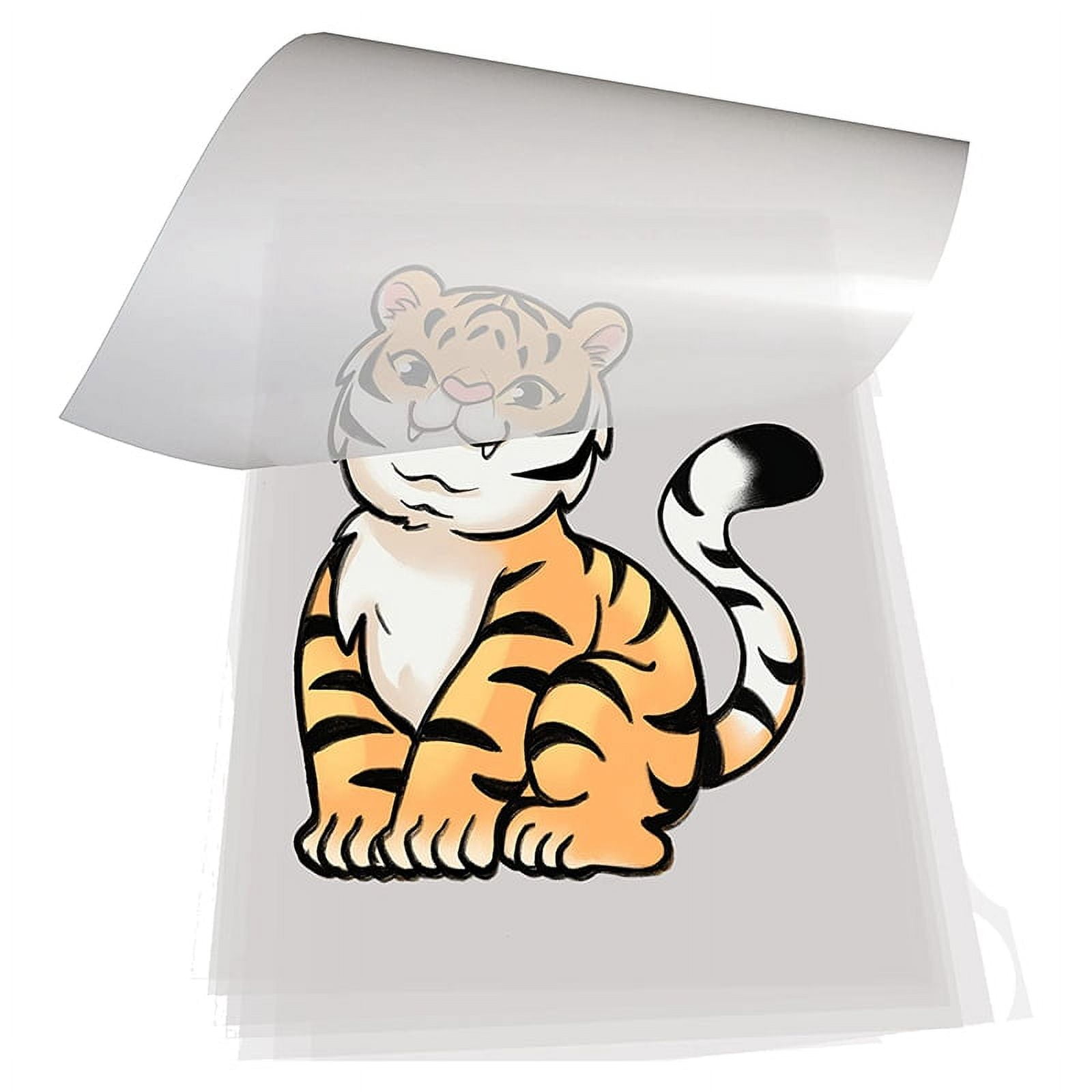 DTF Transfer Film 100 Sheets-A4 PET Heat Transfer Paper for DIY Direct on T-Shirts.Socks,Bags, 8.3 inch x 11.7 inch