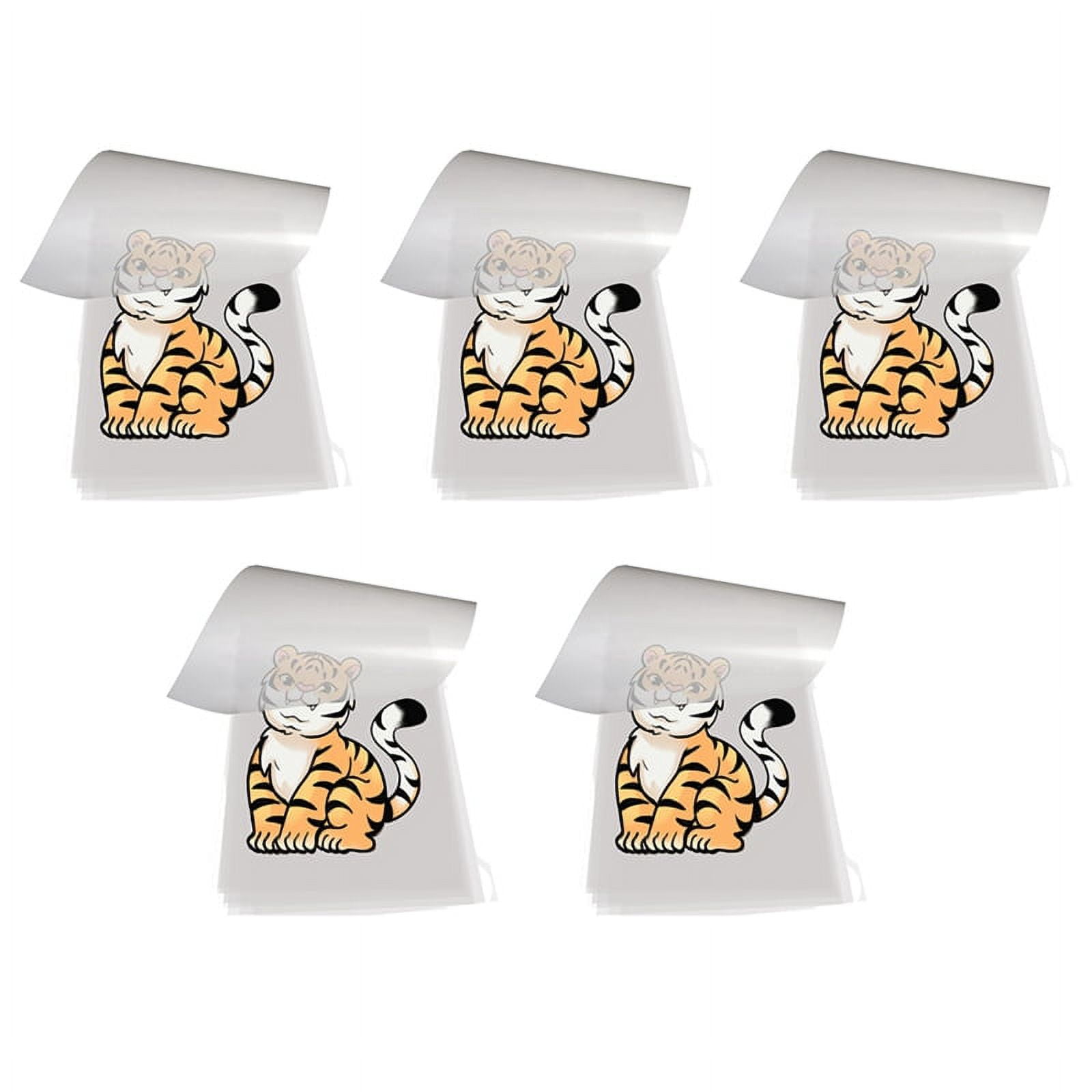 DTF Transfer Film 500 Sheets-A4 PET Heat Transfer Paper for DIY Direct on T-Shirts.Socks,Bags, 8.3 Inch X 11.7 Inch