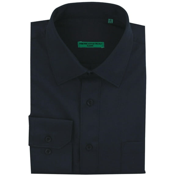 Mens Black Shirt DTI DARYA TRADING BB Signature Classic Fit