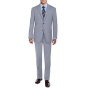 DTI BB Signature Mens Suit 2 Button Modern Fit Side Vent Jacket Flat Front Pant Stone