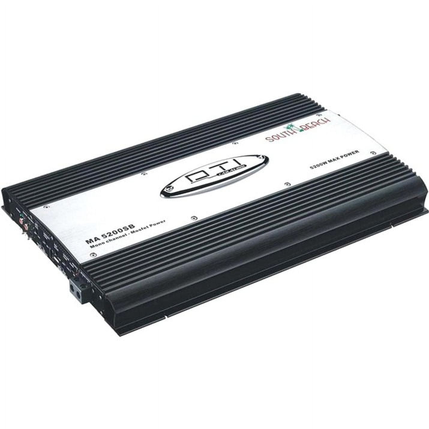 DTI Car Audio South Beach MA5200SB Car Amplifier, 5200 W PMPO, 1