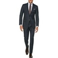 thumbnail image 1 of Mens Ticket Pocket 2-piece Charcol Wool Modern Fit Suit DTI, 1 of 7