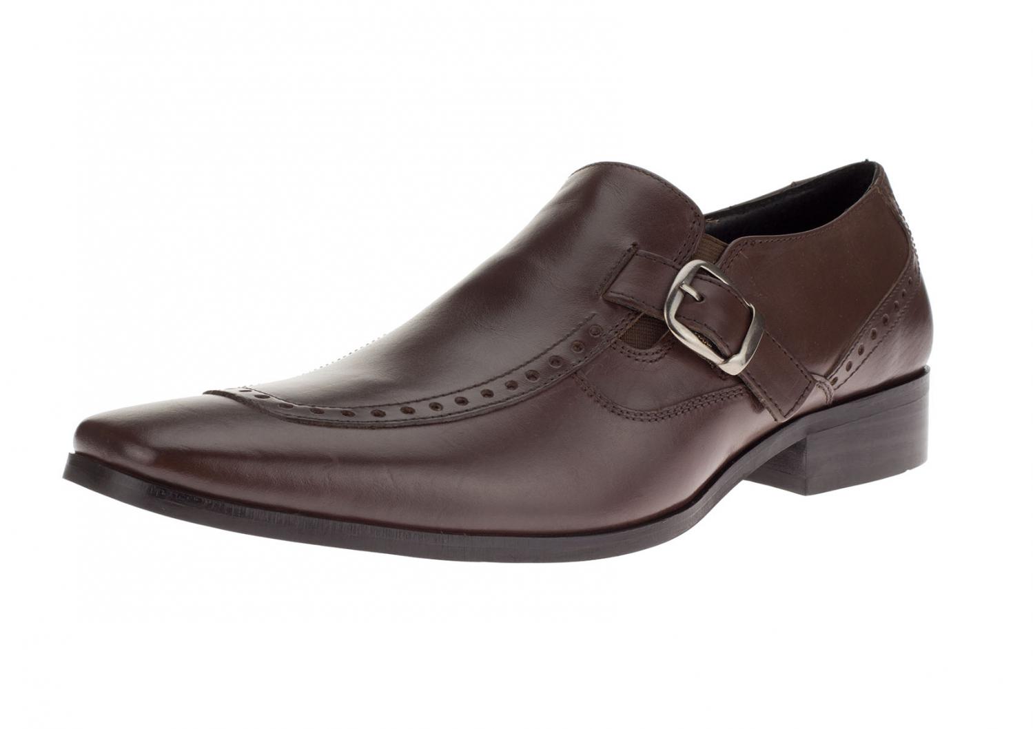 DTI GV Executive Men's Leather Dress Shoe Celio Slip-On Loafer Brown - image 1 of 7