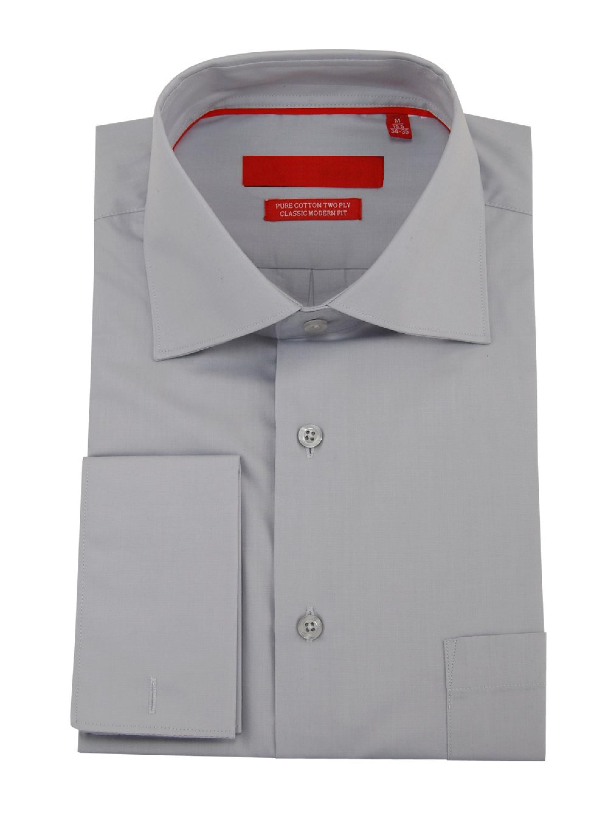 Mens Light Gray Shirt DTI DARYA TRADING GV Executive Modern - Walmart.com