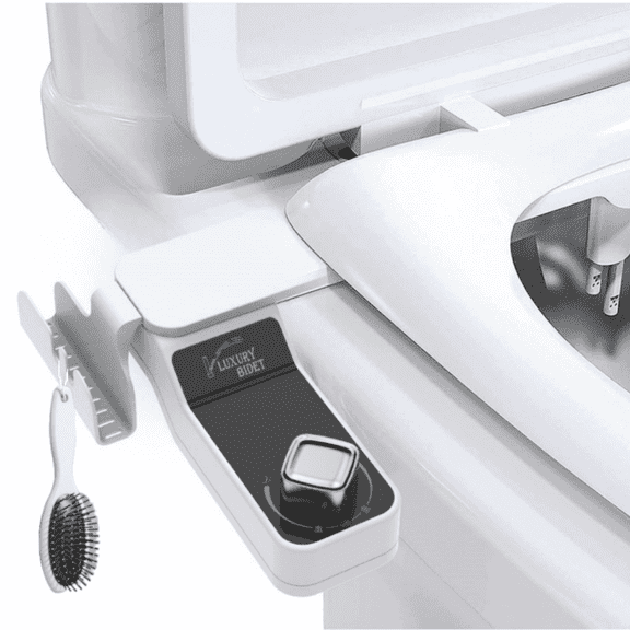 DTIG Non-Electric Bidet, Toilet Attachment with Feminine & Posterior Wash, Universal Fit, Dual Self-Cleaning Nozzles & Pressure Control