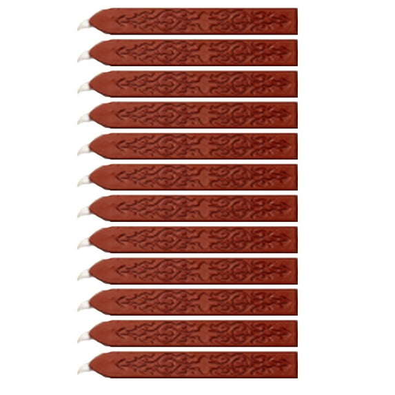 DTOWER 12Pcs Sealing Wax Arrow Pattern Sealing Wax Melt Signet with Vintage Luster