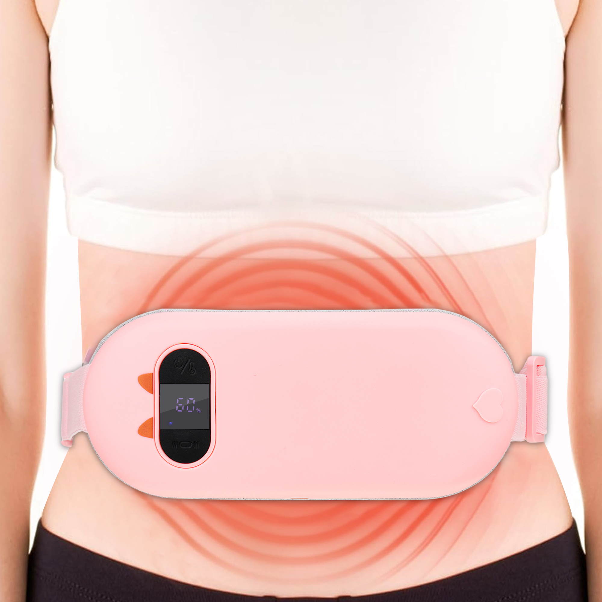 DTOWER Cordless Heating Pad,Portable Cordless Menstrual Heating Pad 5s