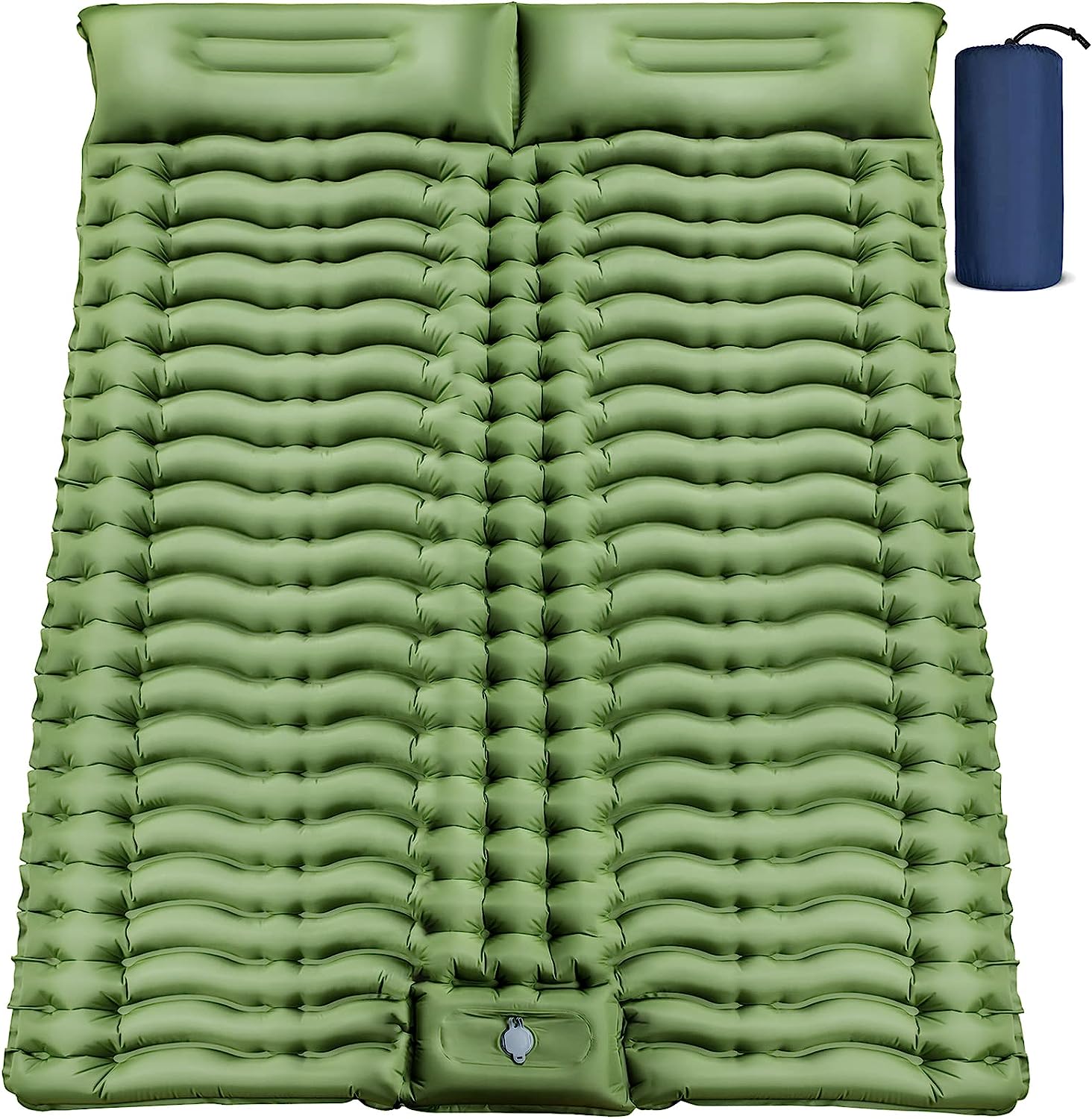 Coleman SelfInflating Sleeping Camp Pad with Pillow, 76" x 25"