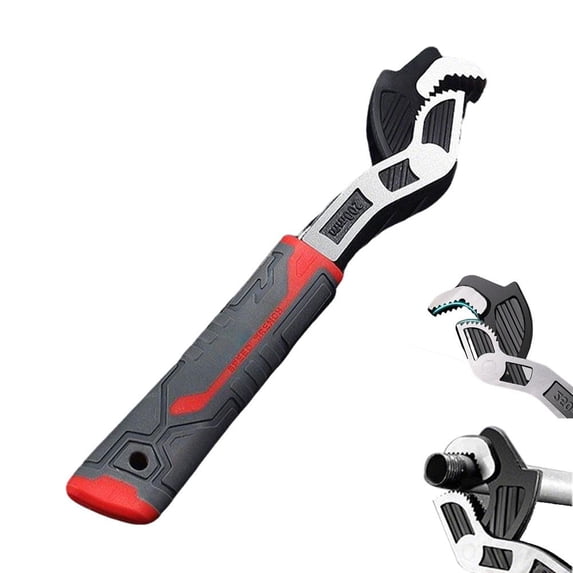 DTREELS Multi Function Self Locking Pipe Wrench Set Self Adjusting ...