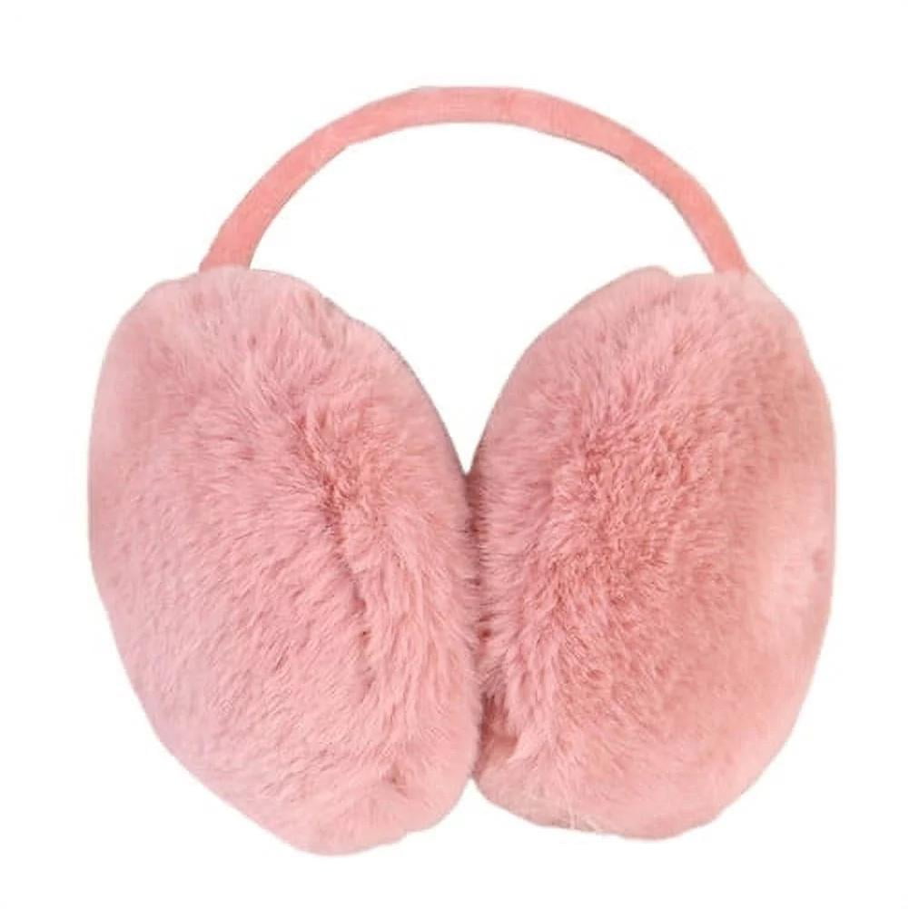 DTREELS Warm Earmuffs Furry Fleece Winter Ear Muffs Ear Covers Soft Ear