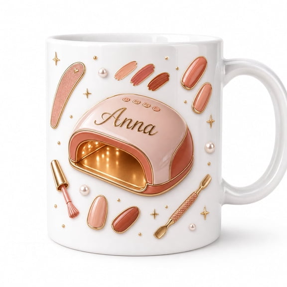 DTS TeeZworld Ceramic Mug Personalized Name Ceramic Coffee Cup for Her