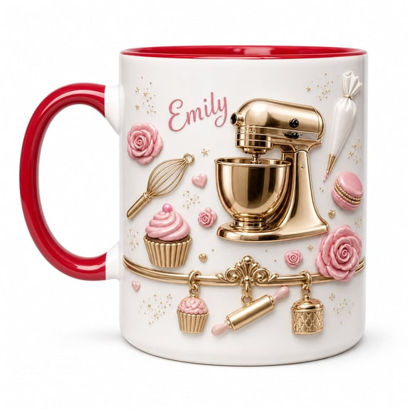 DTS TeeZworld Mug Personalized Baking Tools Ceramic Coffee Cup for Bakers