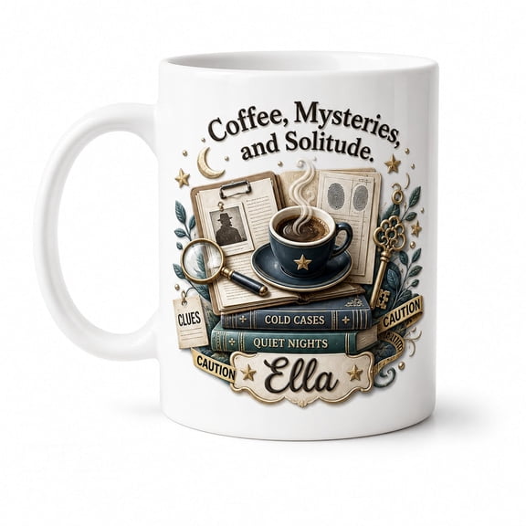 DTS TeeZworld Personalized Mug Introvert Book Lover Ceramic Coffee Gift