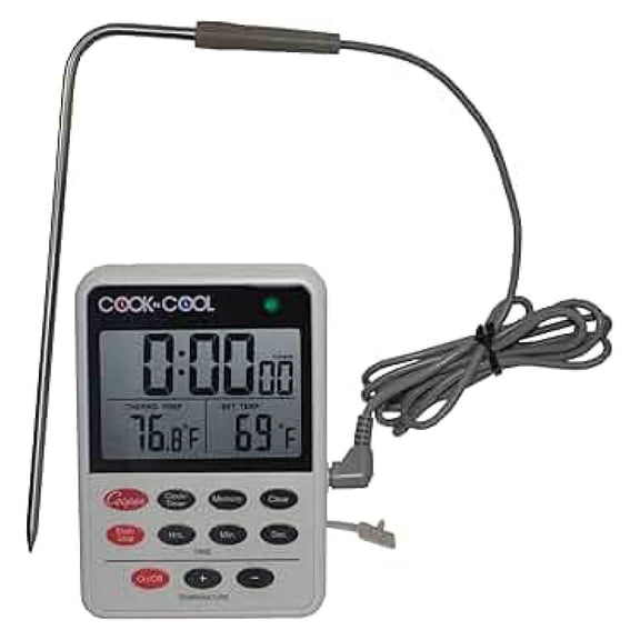 DTT361-01 Digital Meat Thermometer, Cooling Thermometer (Cook N Cool - Cooking and Cooling Temperature Monitor)