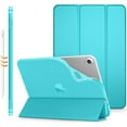thumbnail image 1 of DTTO Case for iPad 10th Generation Case 2022, iPad 10.9 Case with Soft TPU Translucent Frosted Back Cover, Slim Shell Stand Protective Case with Auto Wake/Sleep, Support Touch ID-Cyan Blue, 1 of 6