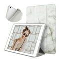 thumbnail image 1 of DTTO iPad 9.7 Case 2018 iPad 6th / 2017 iPad 5th Case, Ultra Lightweight Slim Protective Soft Back Cover Smart Trifold Stand for iPad 9.7 2018/2017 [Auto Sleep/Wake], Light Gray Marble, 1 of 7