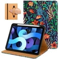 thumbnail image 1 of DTTO iPad Air 5th/4th Case, Premium Leather Business Folio Stand Cover with Built-in Apple Pencil Holder - Auto Wake/Sleep and Multiple Viewing Angles for iPad 10.9 Inch 2020/2022, Jungle Night, 1 of 7