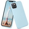 thumbnail image 1 of DTTO iPhone 13 Case, Shockproof Silicone [Enhanced Camera and Screen Protection] , Ice Blue, 1 of 7