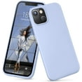 thumbnail image 1 of DTTO iPhone 13 Case, Shockproof Silicone [Enhanced Camera and Screen Protection] , Light Blue, 1 of 7