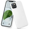 thumbnail image 1 of DTTO iPhone 13 Case, Shockproof Silicone [Enhanced Camera and Screen Protection] , White, 1 of 7