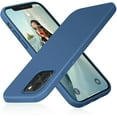 thumbnail image 1 of DTTO iPhone 13 Pro Max Case, Liquid Silicone Shockproof Cover [Enhanced Camera and Screen Protection] with Honeycomb Grid Cushion, Blue Jay, 1 of 7