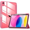 thumbnail image 1 of DTTOCASE iPad 10th Generation Case 2022, iPad 10.9 Inch Cover with Clear Transparent Back-Watermelon, 1 of 7