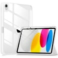 thumbnail image 1 of DTTOCASE iPad 10th Generation Case 2022, iPad 10.9 Inch Cover with Clear Transparent Back-White, 1 of 7