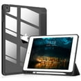 thumbnail image 1 of DTTOCASE iPad 6th / 5th Generation Case,iPad Air 2 & 1 Case,Clear 9.7 Inch Cove-Black, 1 of 7