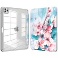 thumbnail image 1 of DTTOCASE iPad Pro 11 inch 4th 3rd 2nd 1st Generation 2022/2021/2020/2018,Clear Cover-Peach Blossom, 1 of 7